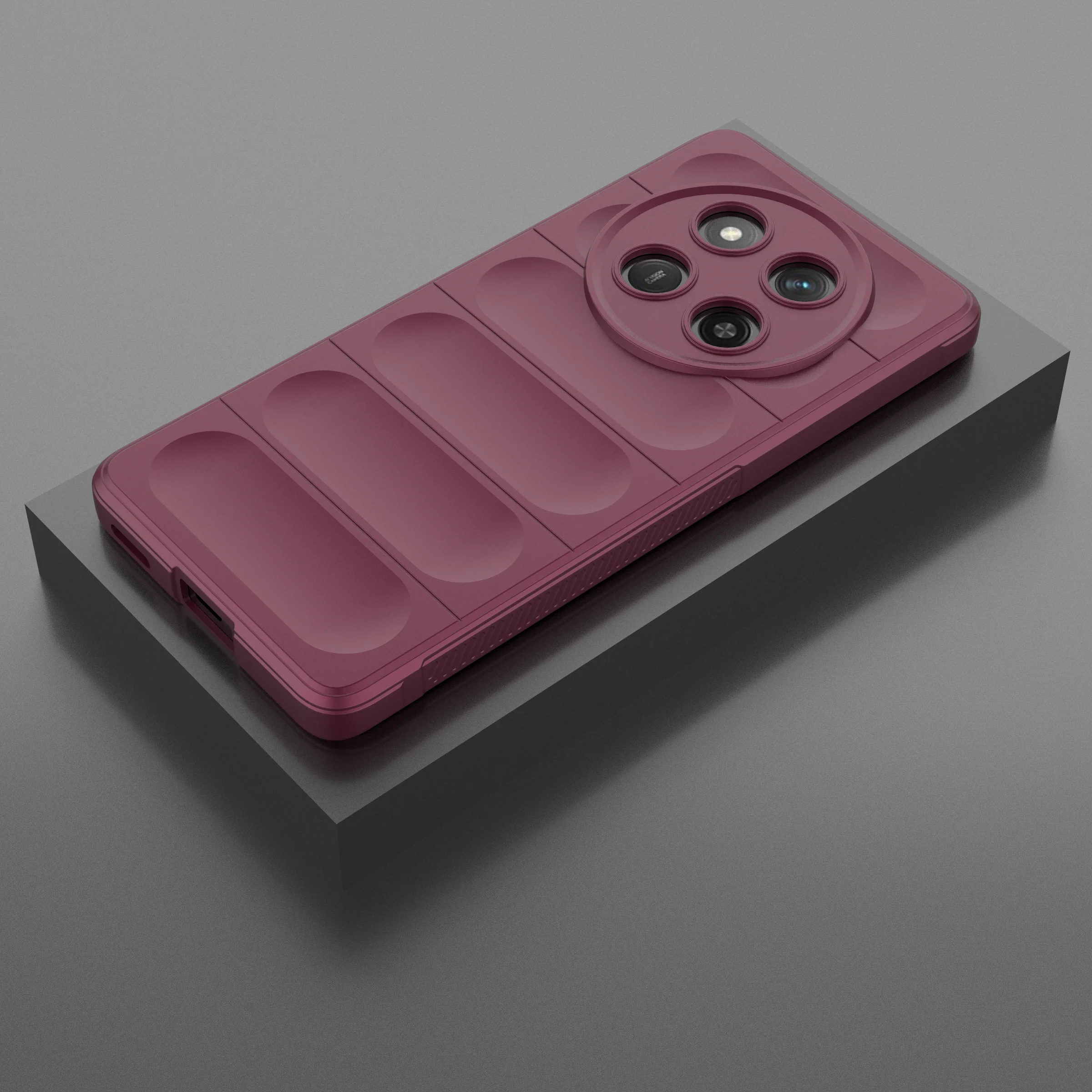 Enhanced Shockproof Silicone Phone Case with Lens Protection -