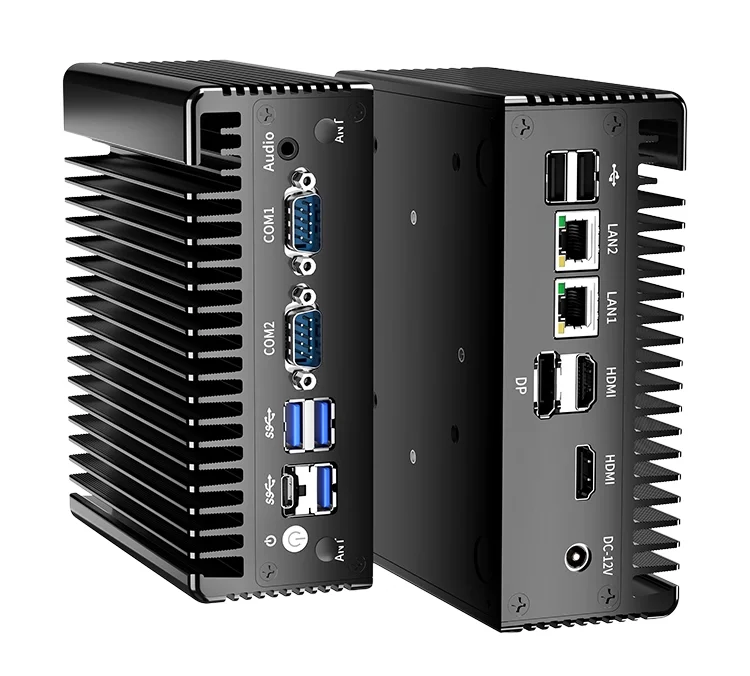 Topton Intel N150 N100 Fanless Mini PC 2x2.5G Nics 2*COM NVMe DDR4