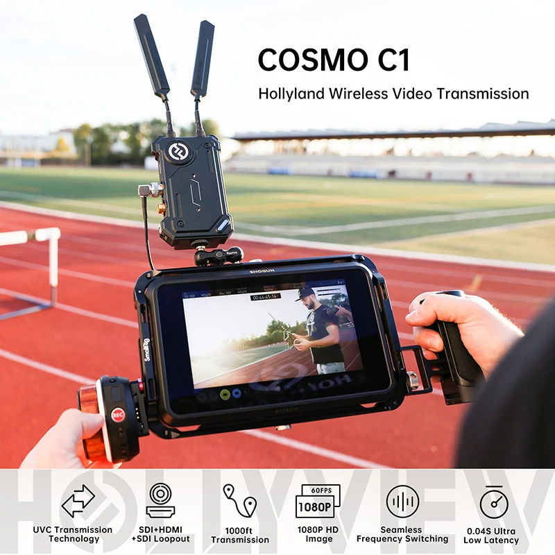 Hollyland Cosmo C1 Professional Wireless Video Transmission System SDI  Loopout 0.04s Latency 1000ft Range for Live Streaming AliExpress