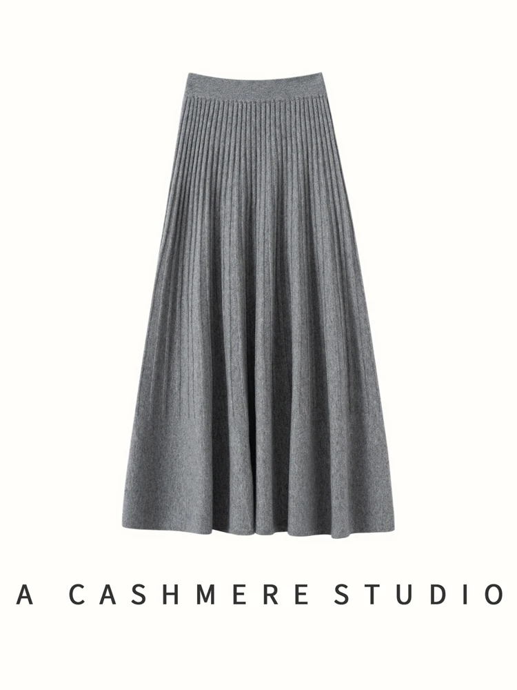 Cashmere Skirt Autumn