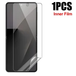 Premium Tempered Glass Screen Protectors with Soft Hydrogel Film and Anti - Scratch Lens Cover - Z Flip 5 (1Pcs Inner Film)