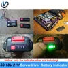 5S 18V 21V Electric Drill Screwdriver Battery Capacity Indicator LED Display 18650 Batteries for Makita Lithium Battery Display 6