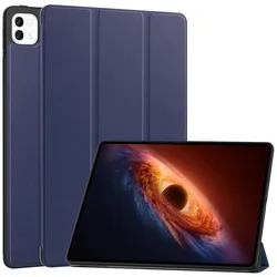 Smart Folding Stand Case with Auto Sleep for Tablets - TPU Protective Cover for 12.3 Devices (Dark blue)