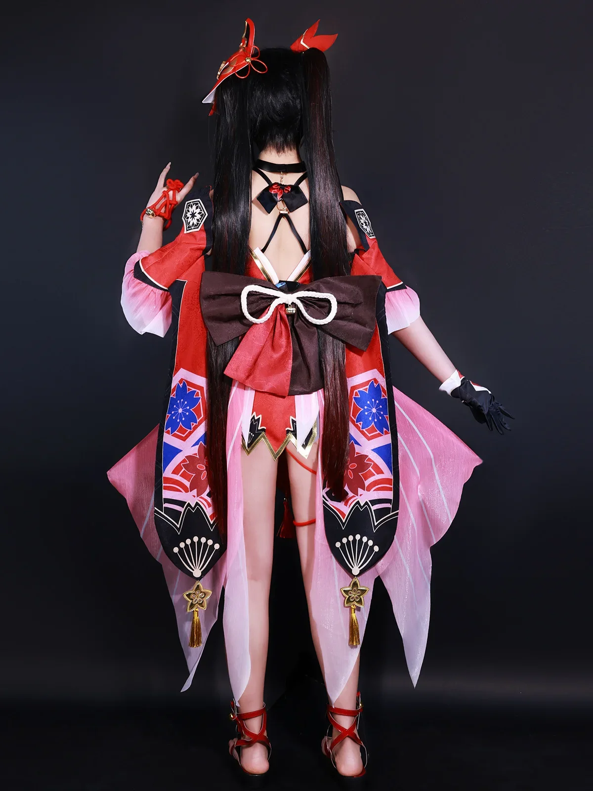 【崩壊スターレイル】 花火　コスプレ衣装 セット済みウィッグのセット 【スタレ】 Amazon.co.jp: 崩壊スターレイル 花火 はなび コスプレ衣装 全
