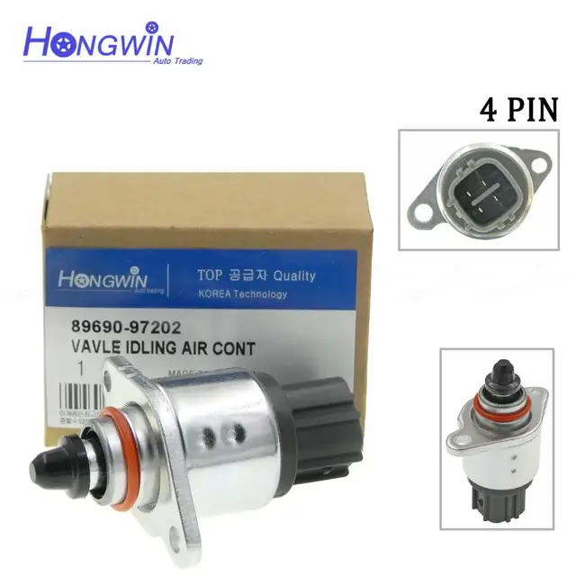 วาล์วควบคุมอากาศเดินเบา89690-97202ใหม่สำหรับ Toyota Avanza 2006-2012 4 CYL 1.5L-L4 41559 98690-B1010 89690-87Z01 8969097202 1