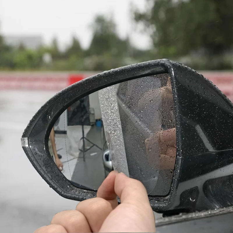 FILM MIROIR ADHÉSIF POUR RÉTROVISEUR ANTI-PLUIE DE FORME RONDE