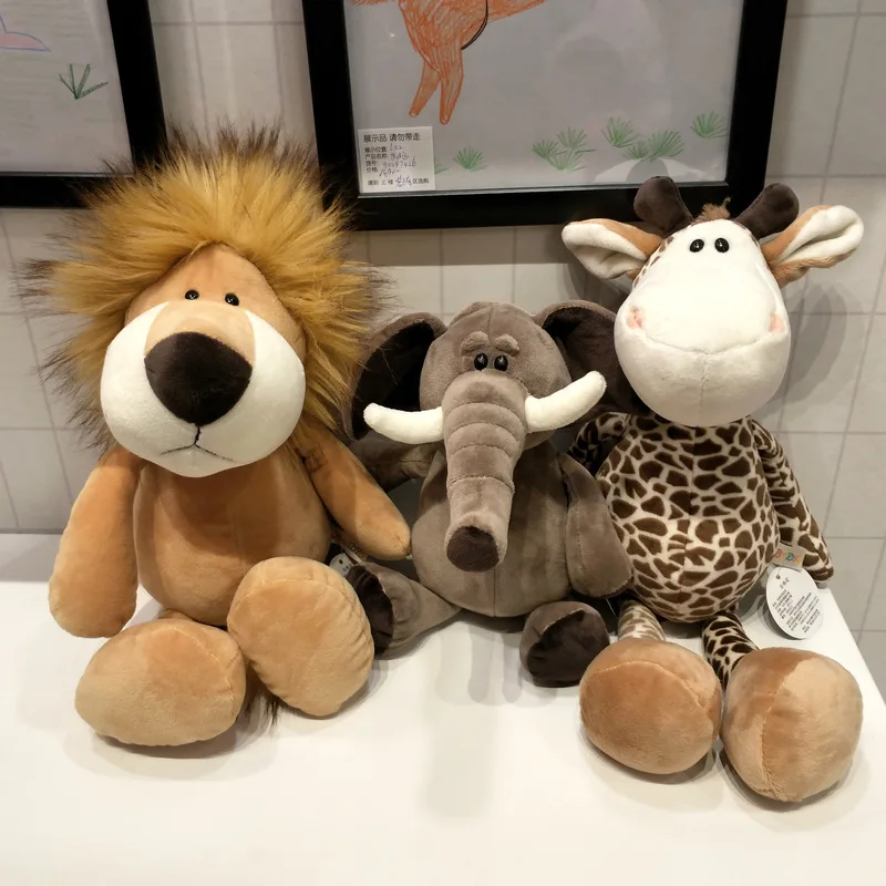 Plush Forest Animal Toys for Kids