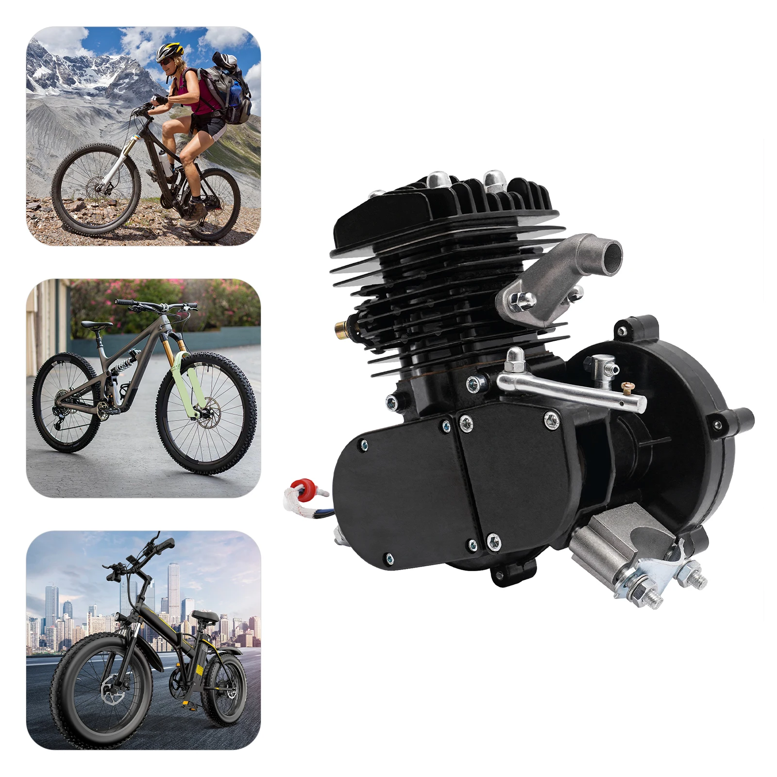 Motor Minimoto 49cc Motor Gasolina Bicicleta Kit 80cc Tempos