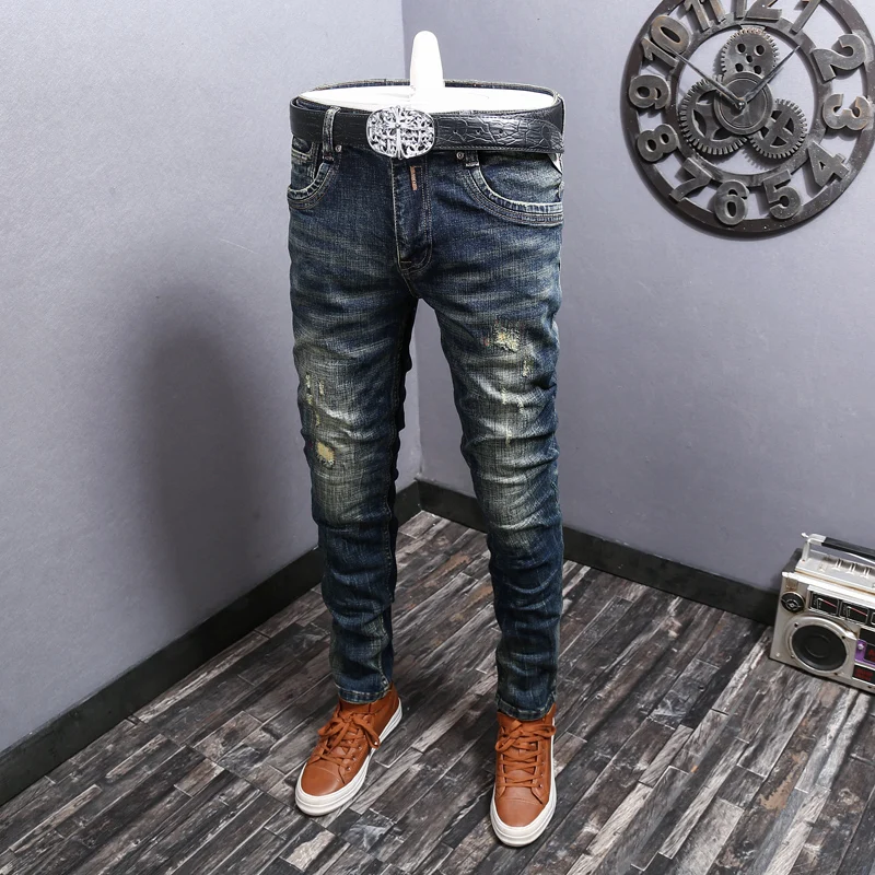 Рисунок 3 - Джинсы мужские зауженные рваные