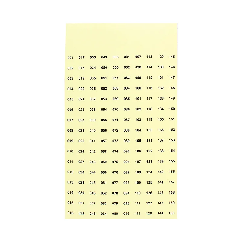Nail Polish Number Sticker Label Color Gel Varnish Glue Bottle Lipstick Nails Tips Display Mark Numbering Manicure Tool 1-600 nail stickers nail decals nail art tools number sheet stickers