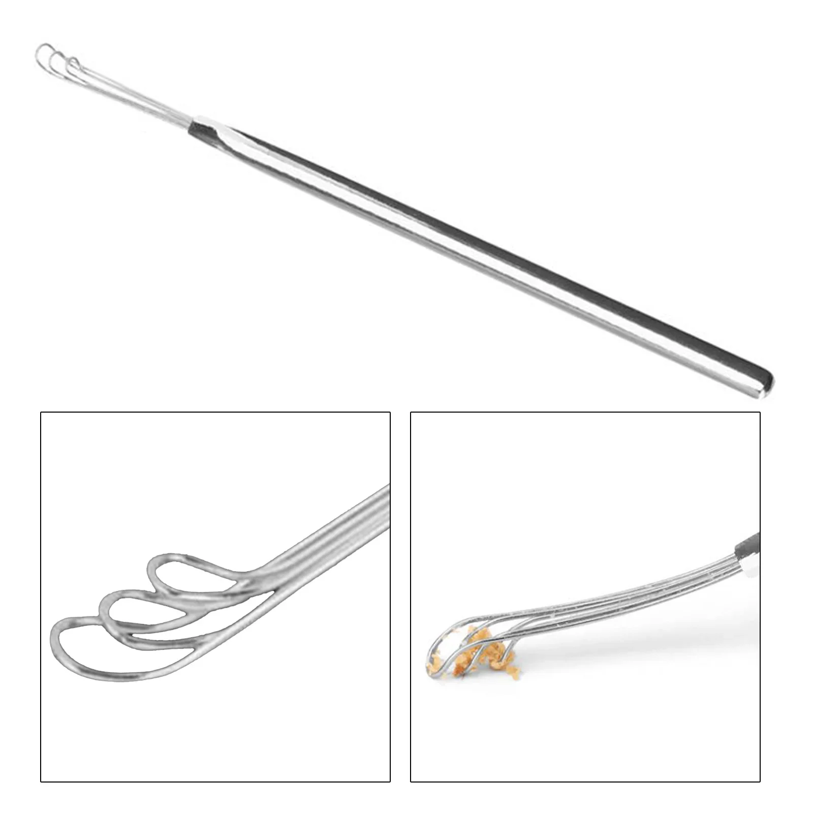 귀이개 귀청소 Ear Tools Stainless Steel Silver Earpick Wax Remover Curette Cleaner Health Care Tools Ear Pick Handle Design 3