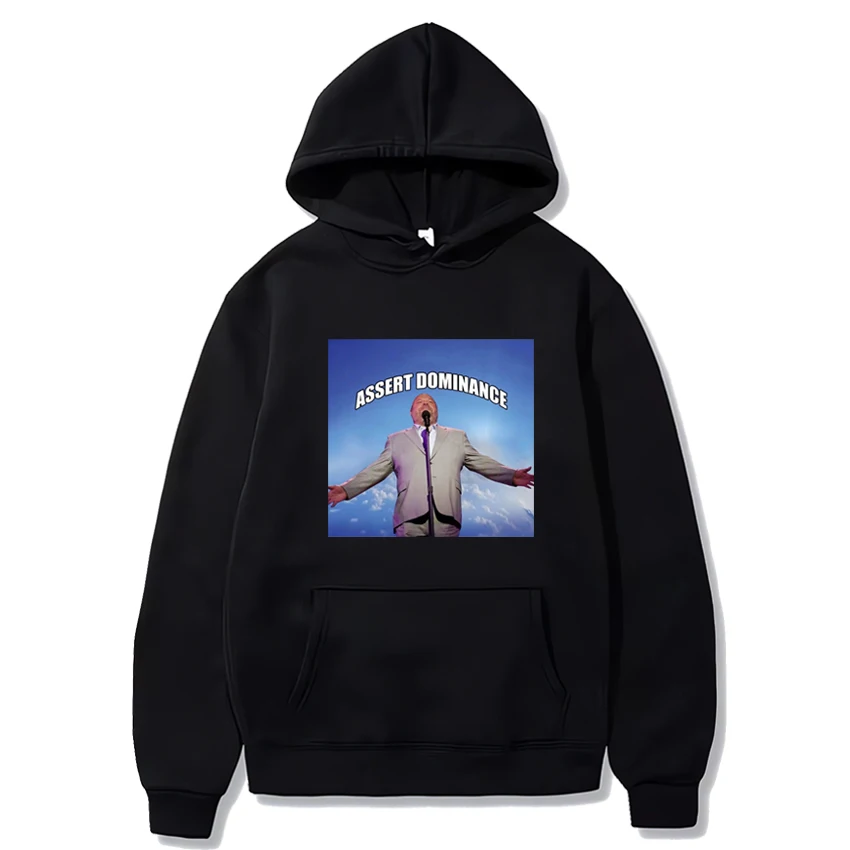 Bertram ASSERT DOMINANC Graphics Hoodie Men Women harajuku fashion streetwea Looser hoodies vintage Fleece Hood tracksuit