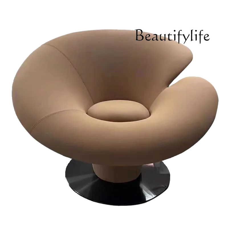 

American minimalist retro art creative light luxury lazy designer fiberglass leisure chair