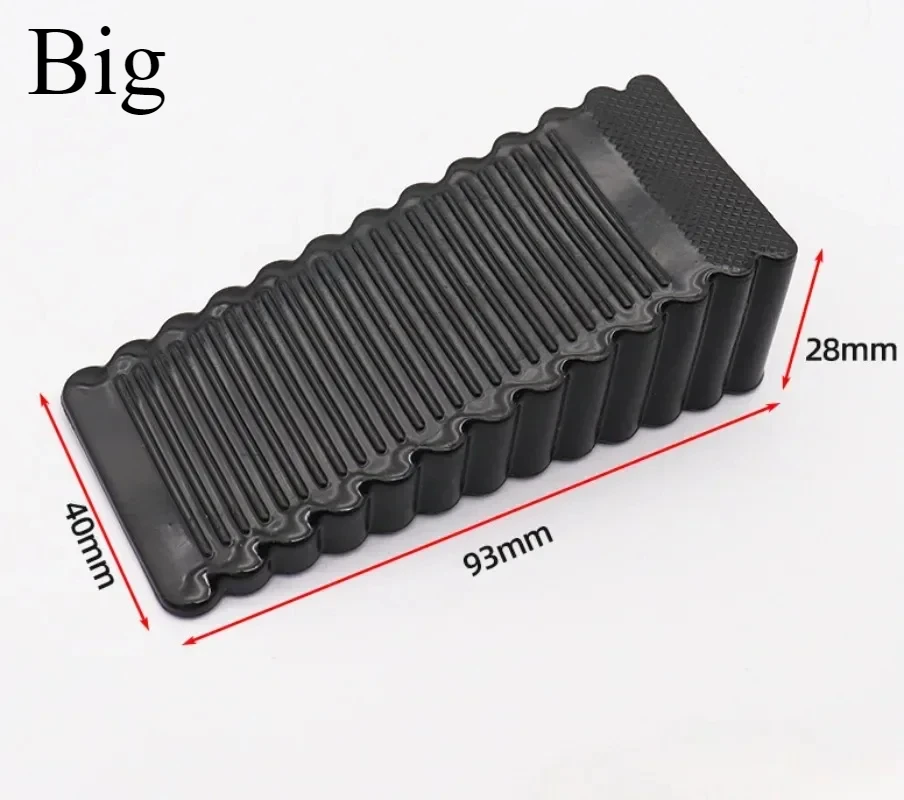 Anti-slip Door Stopper Rubber No Need to Punch Holes It Can Move Doorstop Household Use Anti-collision Front Wedge Home Silicone Door Stopper Door Stopper Bumpers Door Stopper