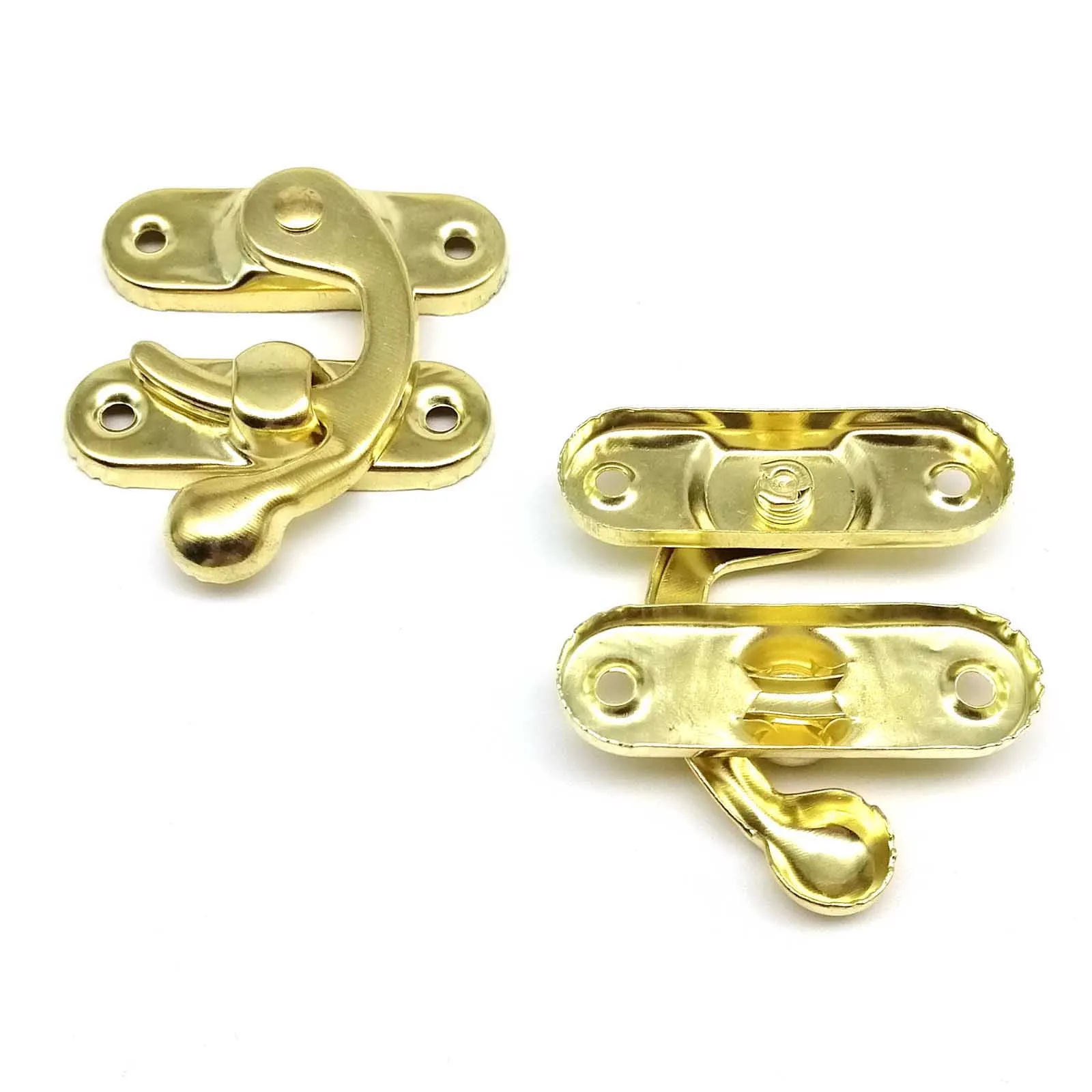 Box Toggle Latch Hasp Hook Lock Closure 12pcs for Wooden Jewelry Chest Gift Wine Case Leather Bag Handbag Suitcase with Screw for toggle latches