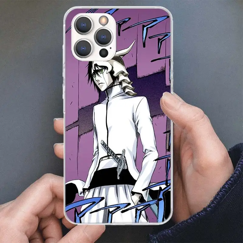 Bleach Ulquiorra Cifer Soft Silicone Phone Case - Anime Themed Print Shell Cover
