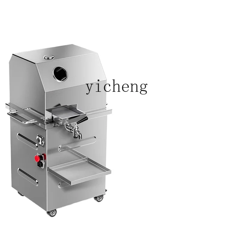 Tqh Sugarcane Juicer Stainless Steel Automatic Electric Commercial Cane-Juice Squeezer Stall