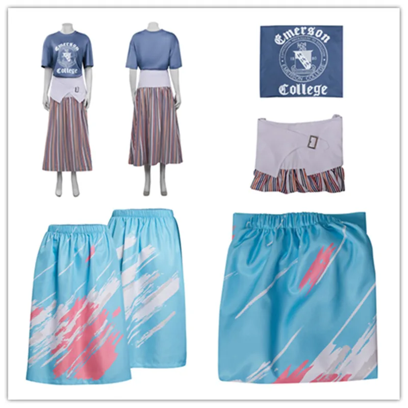 Nancy Wheeler Cosplay Costume Adult Women Costume Things 4 Cosplay Dress Skirt Uniform Outfits Halloween Carnival Suit