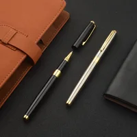 7 PCS Metal gel pen set 0.5 mm ballpoint pen for writing blue black Stationery Office School Supplies 3