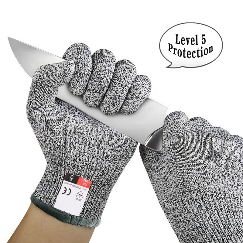 Anti-cut Outdoor Fishing Gloves Knife Cut Resistant Protection Touch Screen Anti-Slip Ultra-thin Steel Wire Mesh Gloves fishing gloves