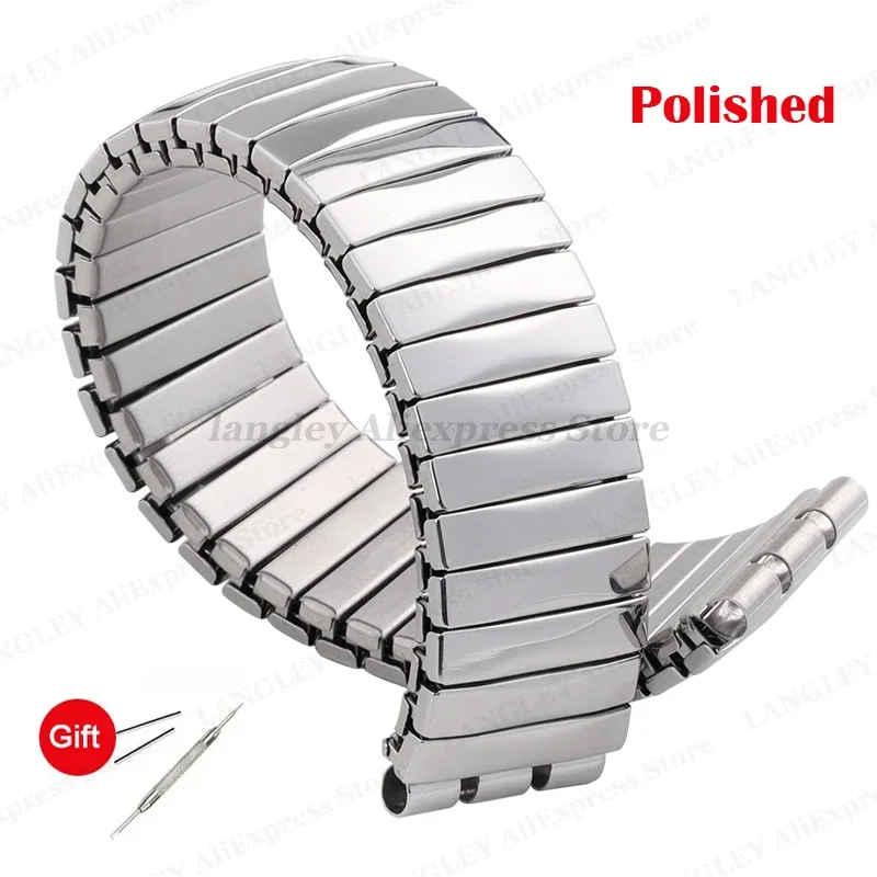 Flexible Stainless Steel Watch Band - Elastic Expansion Bracelet Accessories