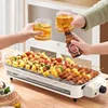 household non-stick grill pan Electric barbecue grill Korean smokeless barbecue machine indoor iron plate barbecue meat function 3