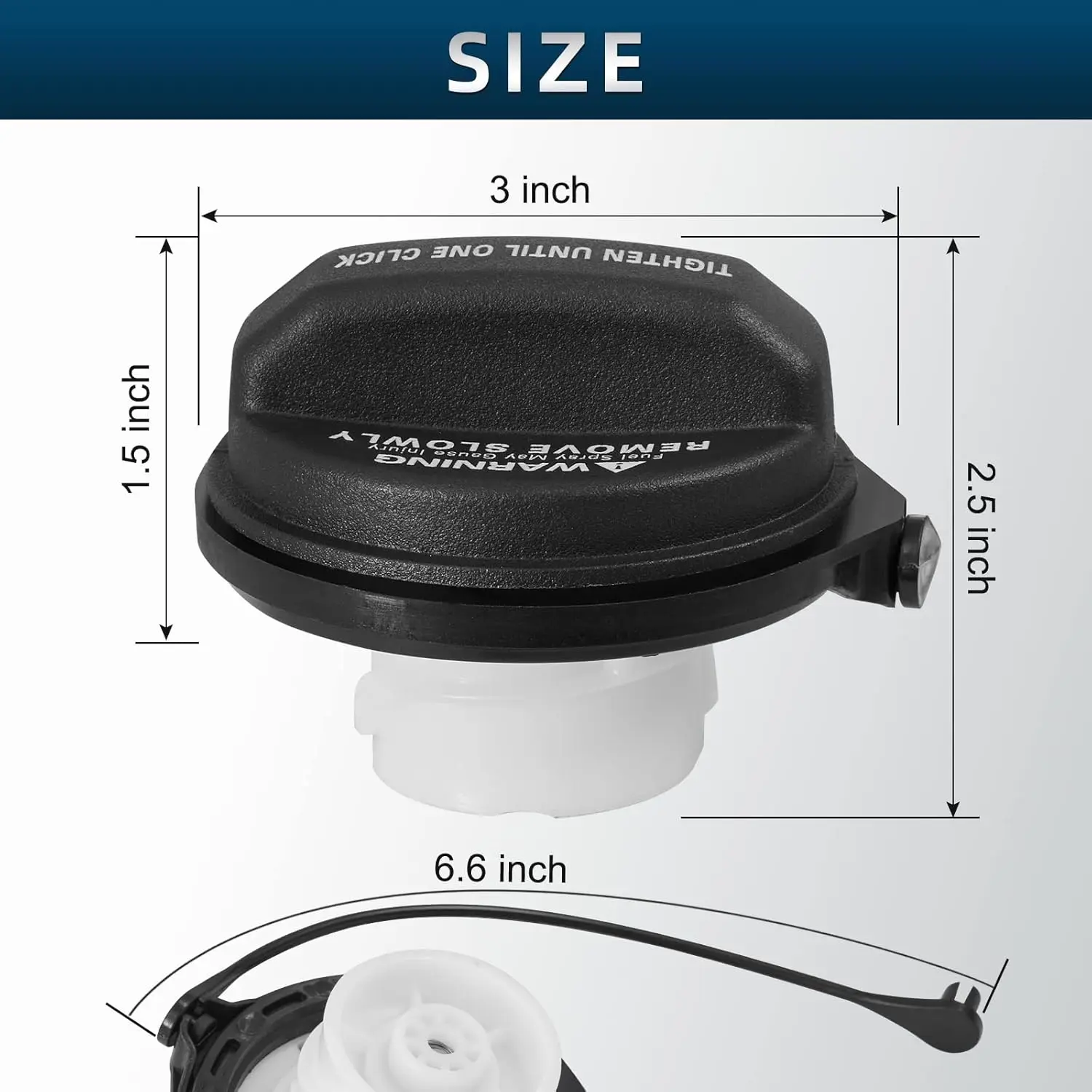 Tappo Benzina OEM 31010-3L600 Per Hyundai E Kia | Sostituto Perfetto Per Tappo Serbatoio
