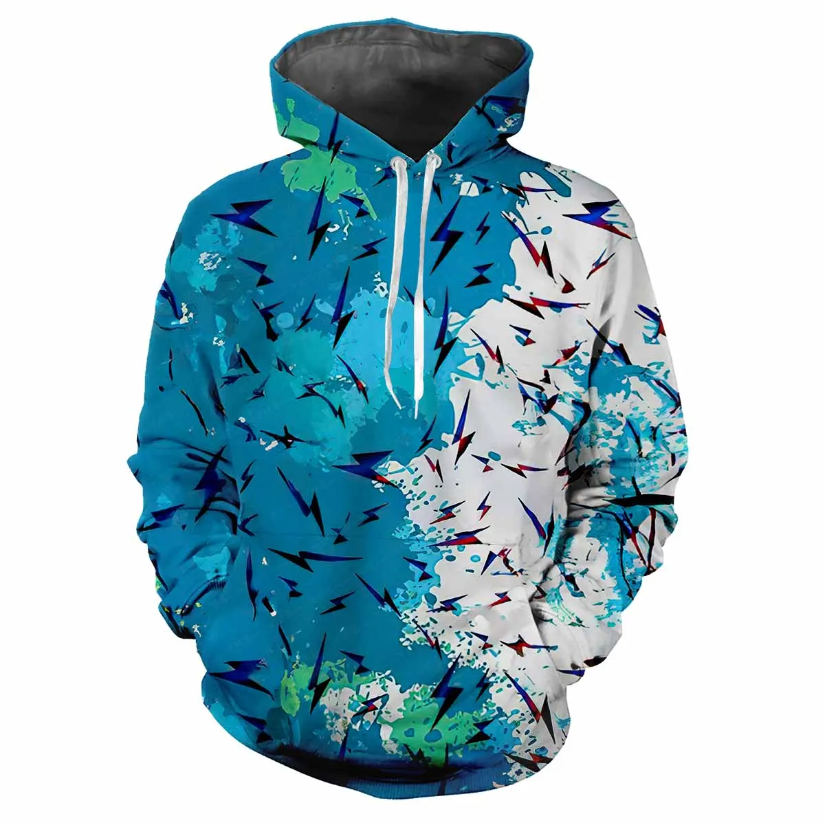 

New Fashion Sports Men's And Women's 3D Printed Soft Loose Comfortable Neutral Warm Daily Leisure Sports Hoodie For Outdoor Wear