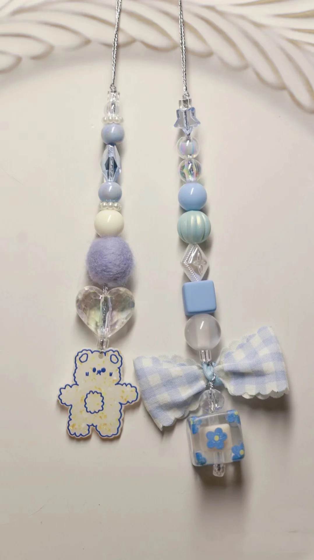 Bjd Blythe Handmade Eye Change Blue Bowknot Bear Pull Rope Per Sleeping Eye Doll Accessori Rinforzo In Corda