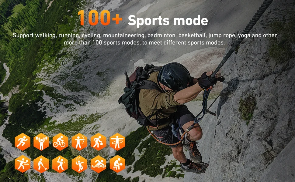 HAMTOD GT98 Headphones Smart Watch,1.53 inch, Support Bluetooth Call / NFC / Heart Rate