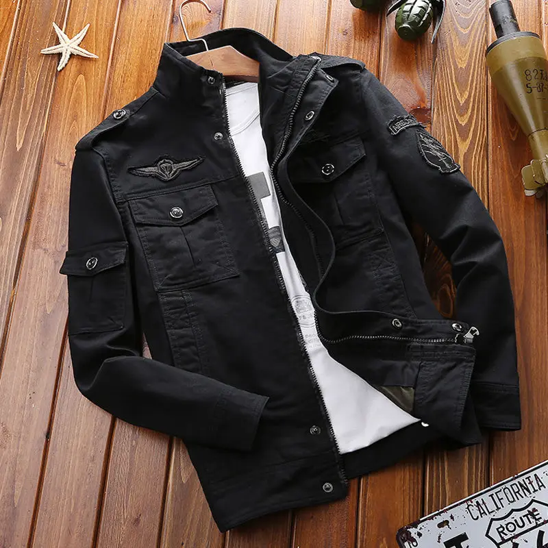 Men's Clothing Military Jackets | Men's Fashion Windbreakers | Windbreaker Jacket  Coat - Jackets - Aliexpress
