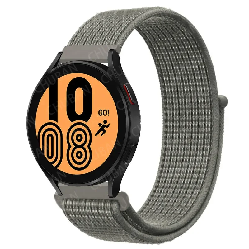 Nylon Loop Sport Watch Band Bracelet, 20mm/22mm Adjustable Strap
