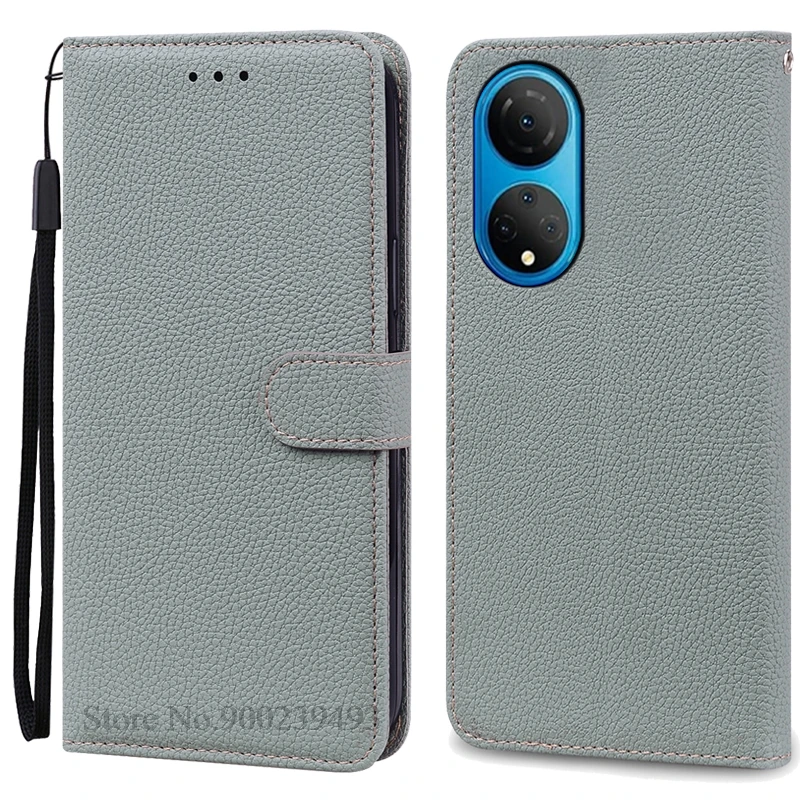 Leather Flip Wallet Case Cover for Honor X7 - Stylish and Protective Phone Case Etui