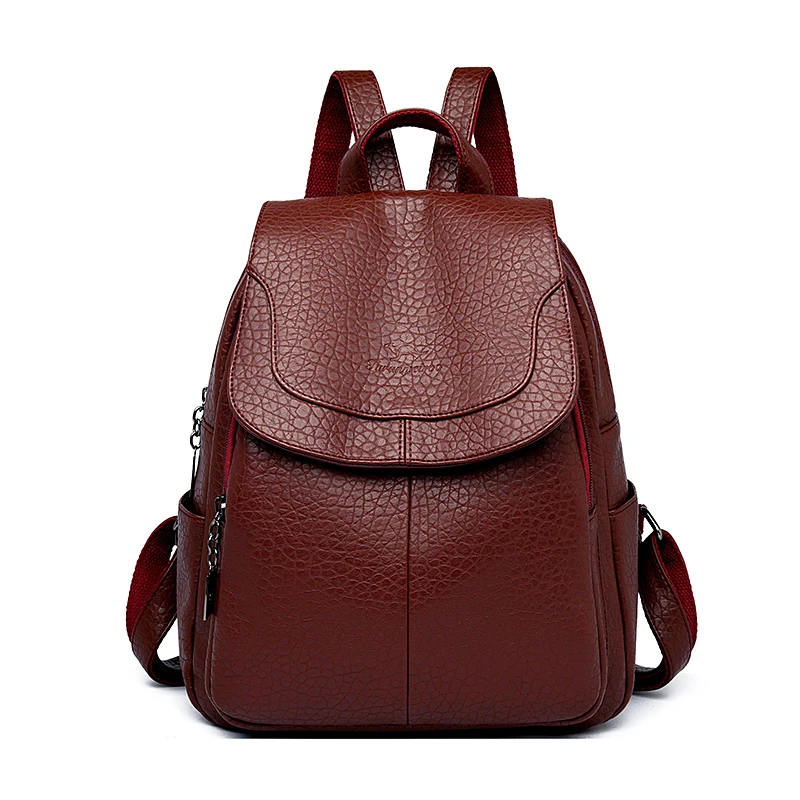 YALUXE Women's Genuine Cow Leather Shoulder Bag – Convertible Handbag/Purse With 2 Straps, Multiple Pockets - View #11
