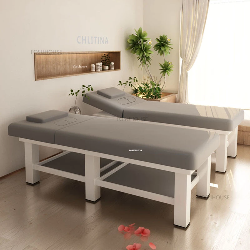 Nordic Professional Massage Tables Beauty Salon Beauty Beds Traditional Chinese Medicine Massage Bed with Chest Hole Head Hole G