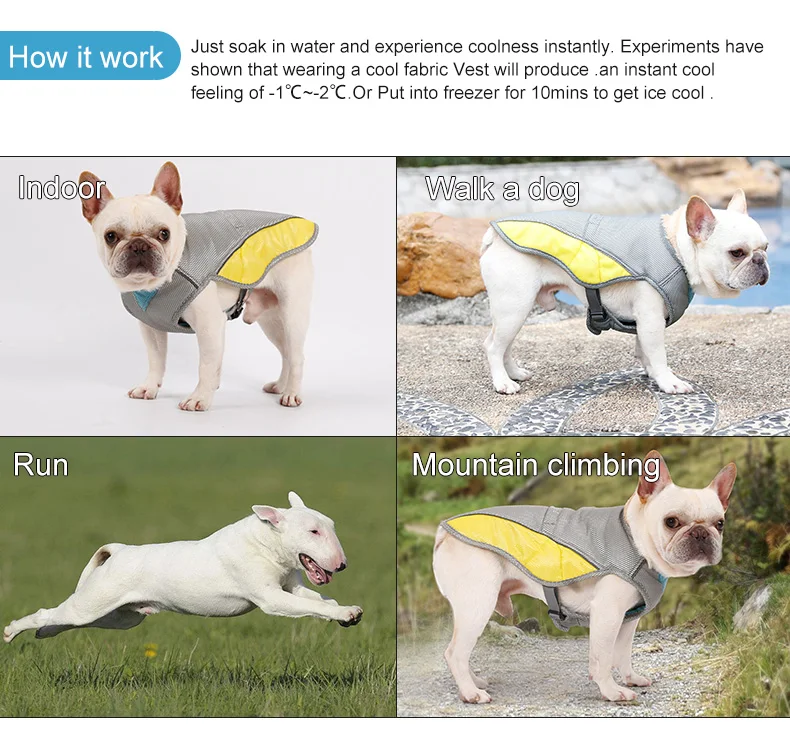 Dog Cooling Jacket Heat Resistant