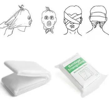 Medical-Burn Dressing Triangular Bandage Wrap Emergency Wound Care First Aid Kit Splint Lashing Head Bandage Survival Gear 1