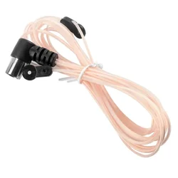 Enhanced FM Antenna with F Type Male Plug for Enhanced Home Radio Stereo Reception - 2m/6.6ft Length (2M)
