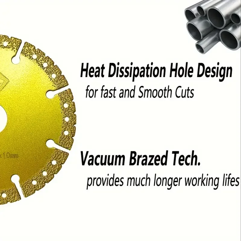 Saw blades 5/2/1PCS 4.5inch vacuum brazed diamond saw blade for cutting steel/metal/stone/cast iron etc diamond cutting saw blade tools