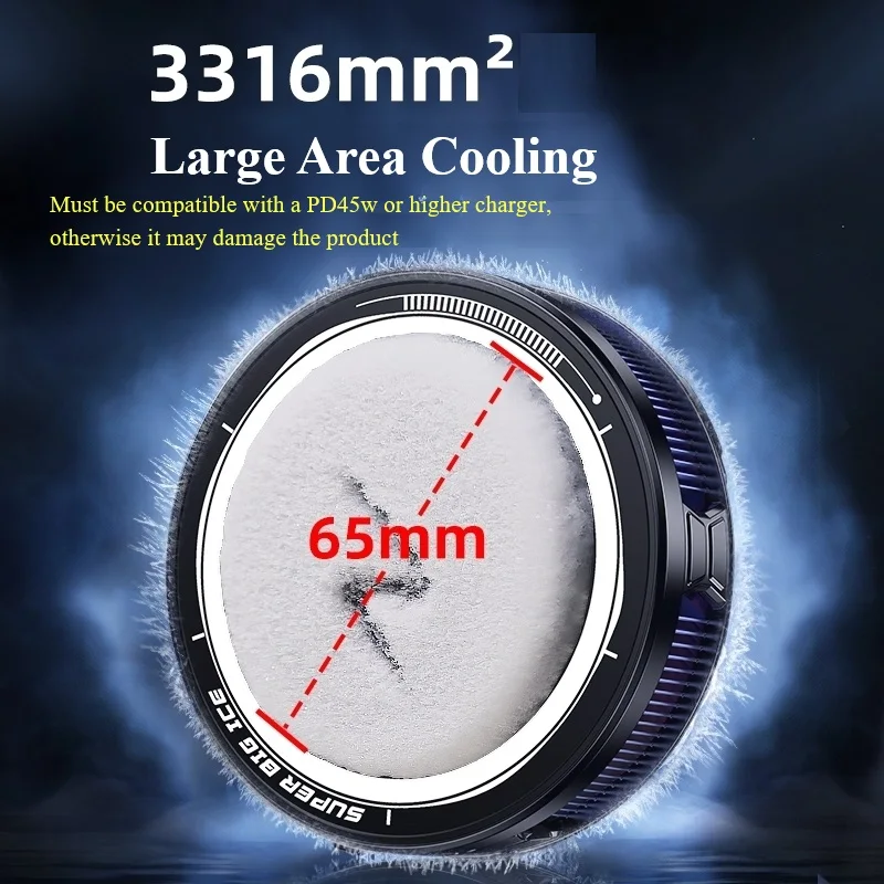 High-Performance RGB Magnetic Tablet & Phone Cooler with Powerful Cooling for Gaming & More
