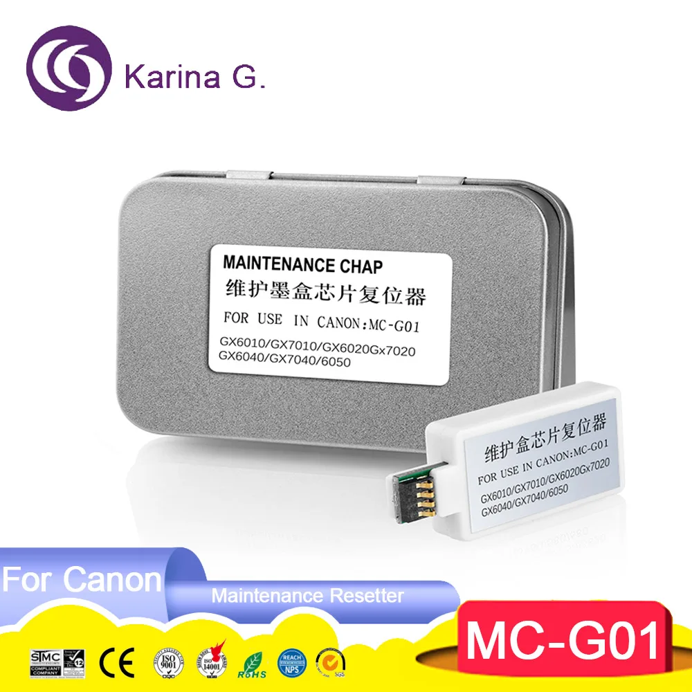 MC-G01 Maintenance Resetter For Canon GX6010 GX7010 GX6020 GX7020 GX6030 GX7030