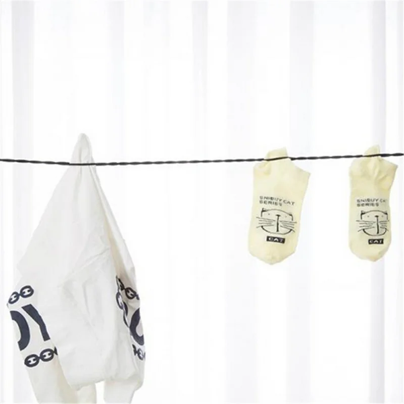 Description Picture 6 of item2.5M Travel Non-slip Clotheslines Outdoor Travel Camping Portable Drying Clothes Hanger Rack Line Suction Cup Elastic Rope