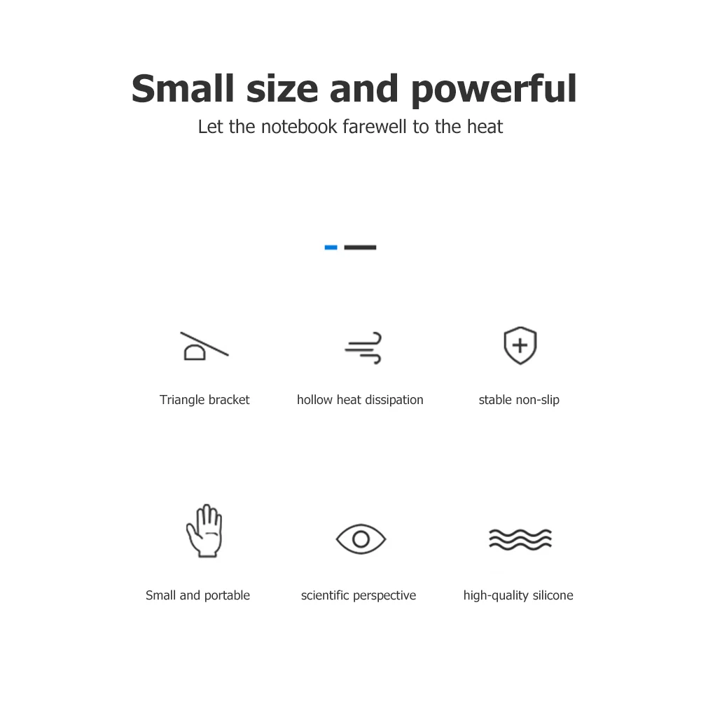 Portable Laptop Stand Cooling Pad Notebook PC Non-Slip Ball Bracket Mount Holder for Household Computer Accessories