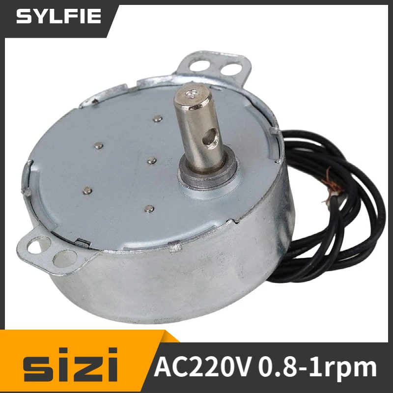 Motore sincrono, 1pc 220-240V CA 4W CW/CCW 4W 50/60 Hz Motoriduttore