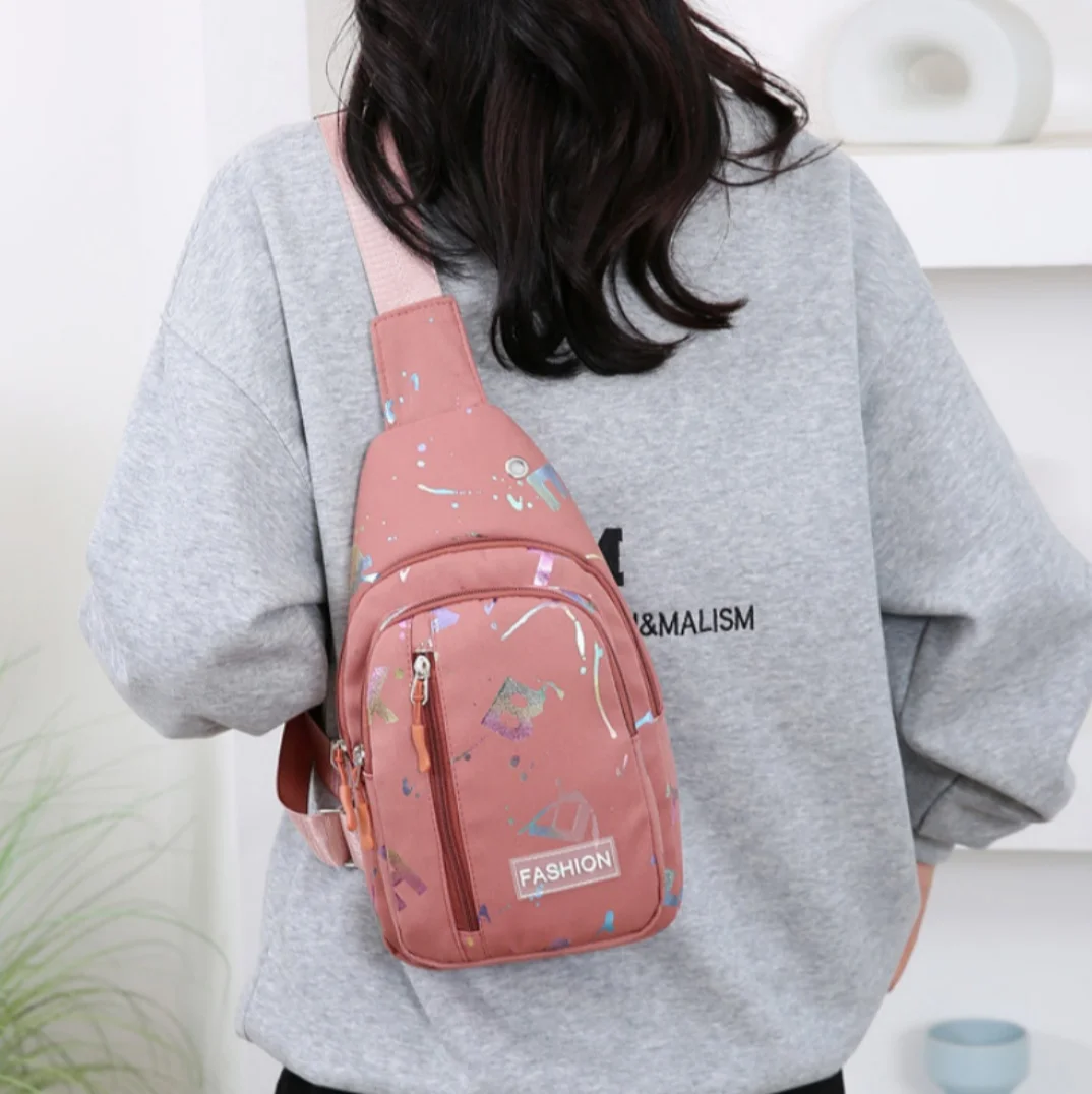 Women's Sling Chest Bag Nylon Women Fanny Pack High Quality Shoulder Bag Casual Women's Crossbody Bag Fashion Travel Female Bag 2