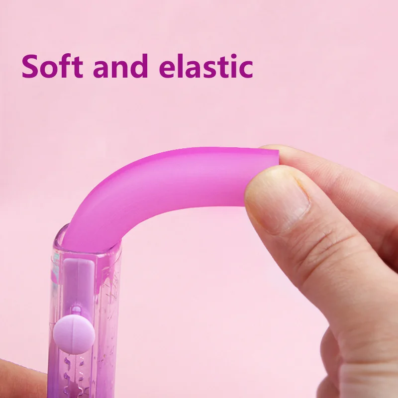 Pencil Eraser Cute Cat Paw Retractable Erasers Gradient Colors Ice Cream & Jelly Colors No Residue Ideal for Student Use