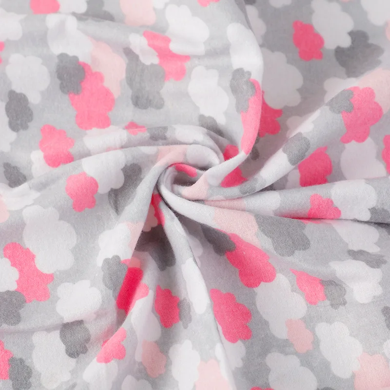 4pcs/pack 76x76cm 100% cotton flannel diapers supersoft receiving baby blanket newborn wrap print blanket swaddle bedsheet 3