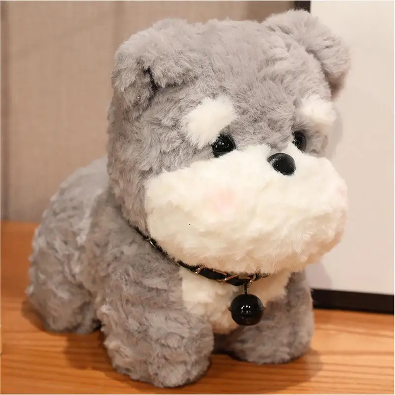 

Dog Stuffed Animals Plush Toy Cute Simulation Pets Fluffy Baby Birthday Gifts Christmas Children Malzis Puppy Toys for Living