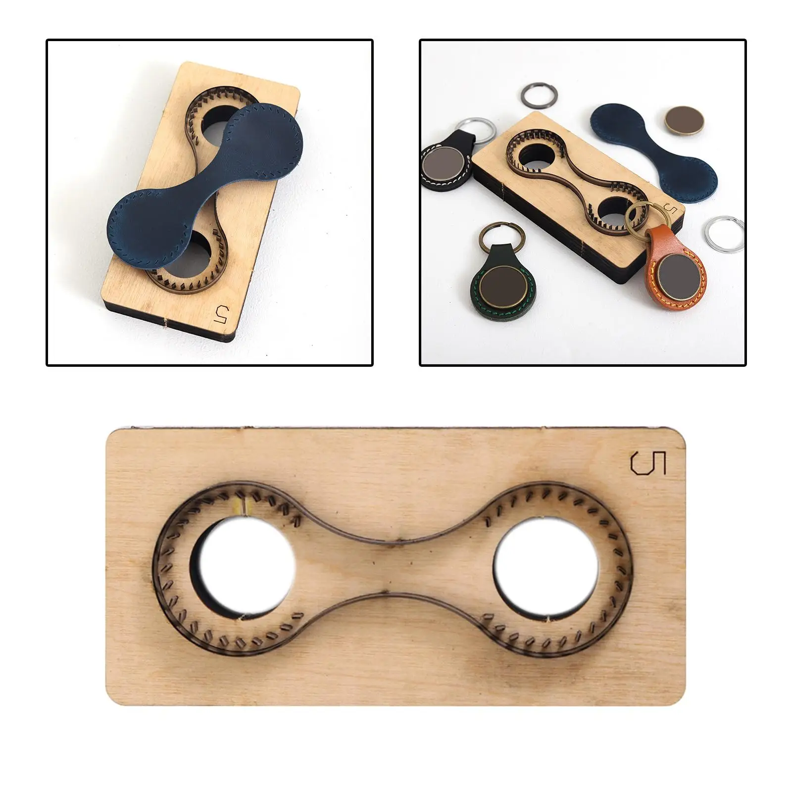 Metal Cutting Dies for Key Chain 1 Piece DIY Tool Set