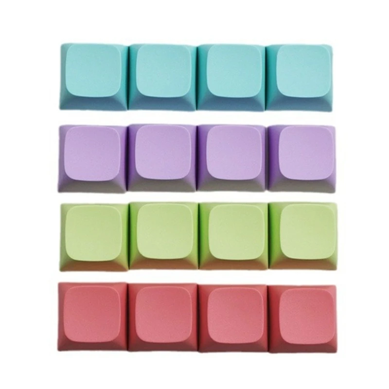 

Customizable Keycaps Set 4Key Colorful PBT Keycaps Unique XDA Keycaps for Mechanical Keyboards Wear Resistance Dropship